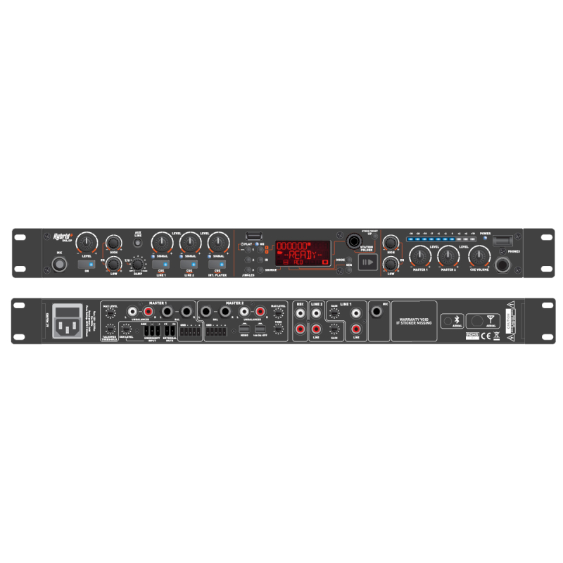 Hybrid+ IM4.0P 2-Channel Installation Mixer